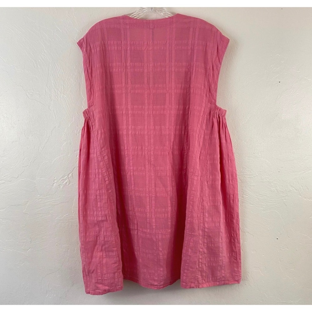 Young Fabulous & Broke Cotton Gauze Mini Dress Bubblegum Pink YBF Medium - Picture 5 of 6